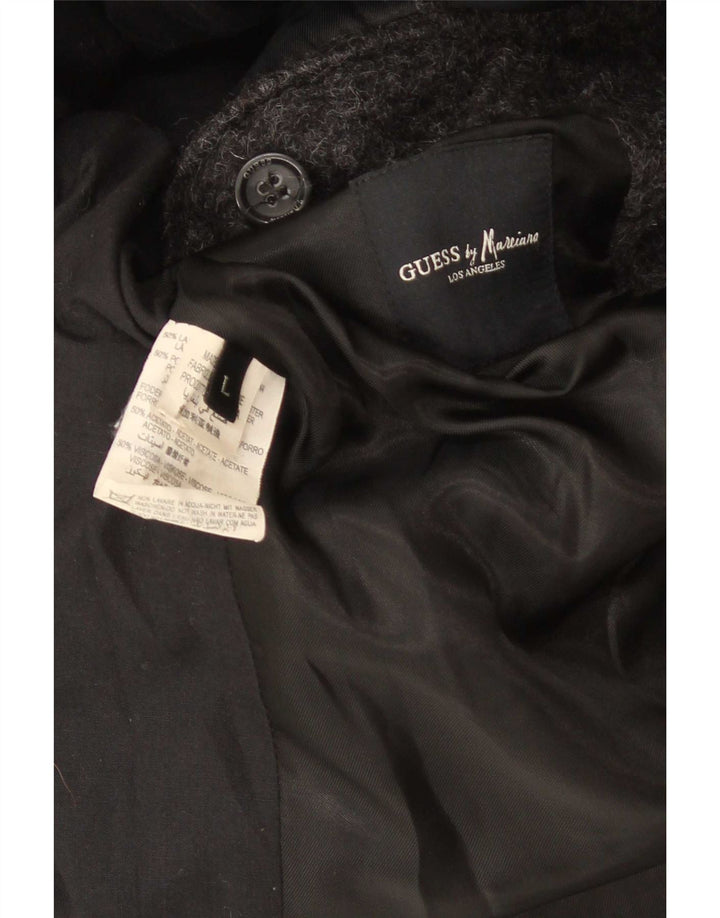 Sobretudo Guess Masculino UK 40 Lã Cinza Grande