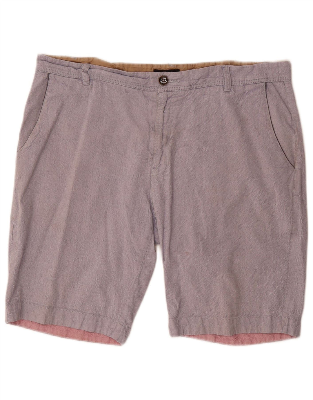 Shorts Chino Masculino Ted Baker W38 XL Algodão Cinza