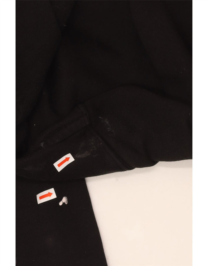 G-STAR moletom com capuz gráfico masculino médio algodão preto