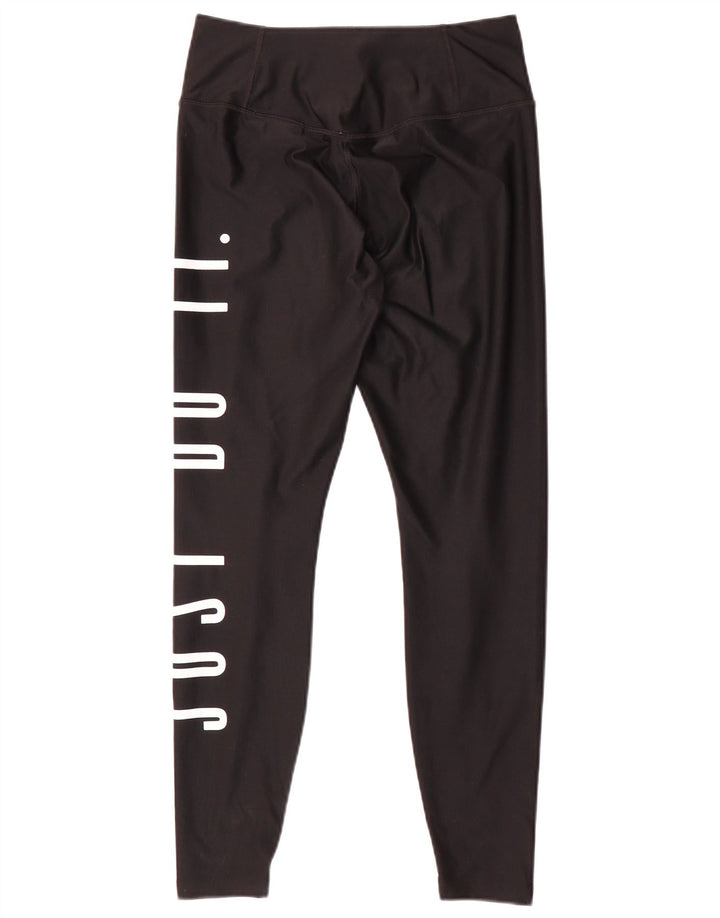 Leggings Nike Dri Fit Graphic UK 10 Pequeno Poliéster Preto