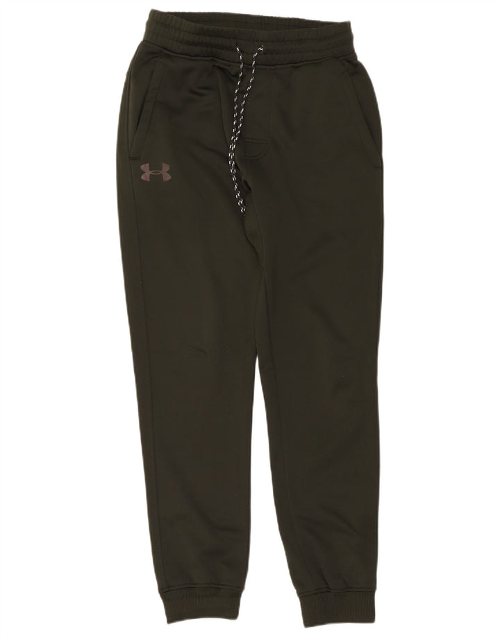 Calça de treino masculina Under Armour Cold Gear joggers pequena cáqui