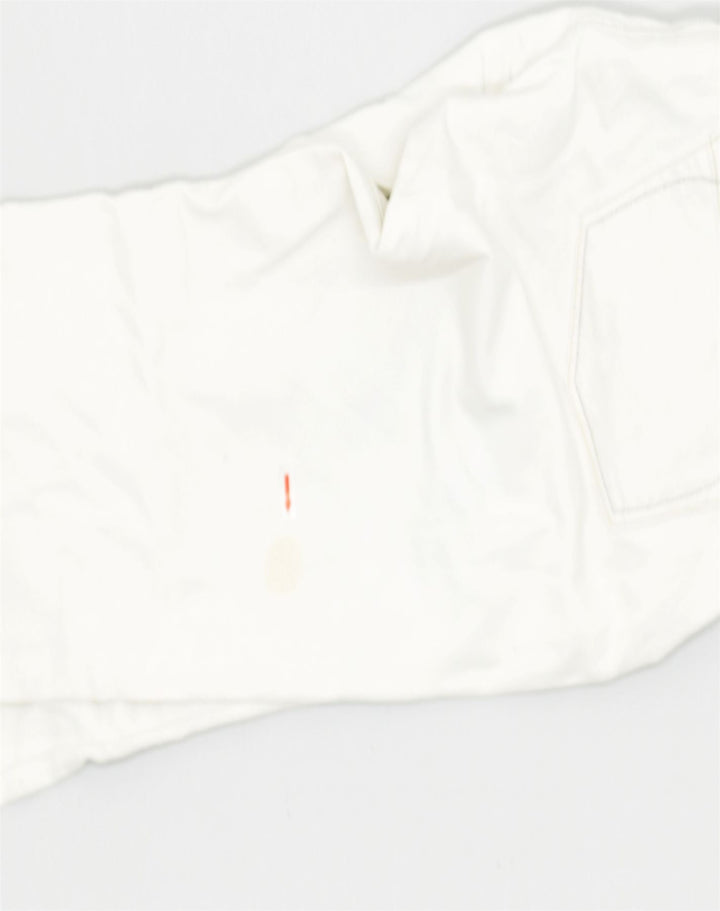 GUESS Womens Straight Jeans W28 L32 White Cotton | Vintage | Thrift | Second-Hand | Used Clothing | Messina Hembry 