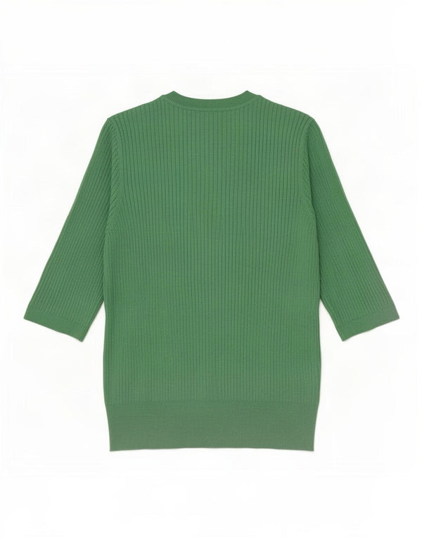 Blusa feminina Marks & Spencer UK 14 viscose verde médio
