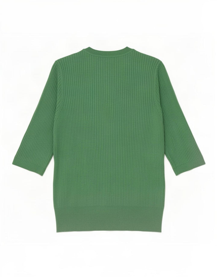 Blusa feminina Marks & Spencer UK 14 viscose verde médio