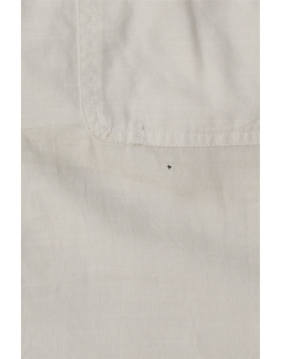 Camisa masculina Izod Salt Water manga curta XL algodão branco