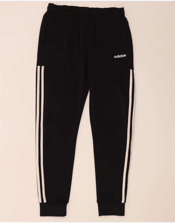 Adidas meninos calças de treino joggers 13-14 anos preto poliéster