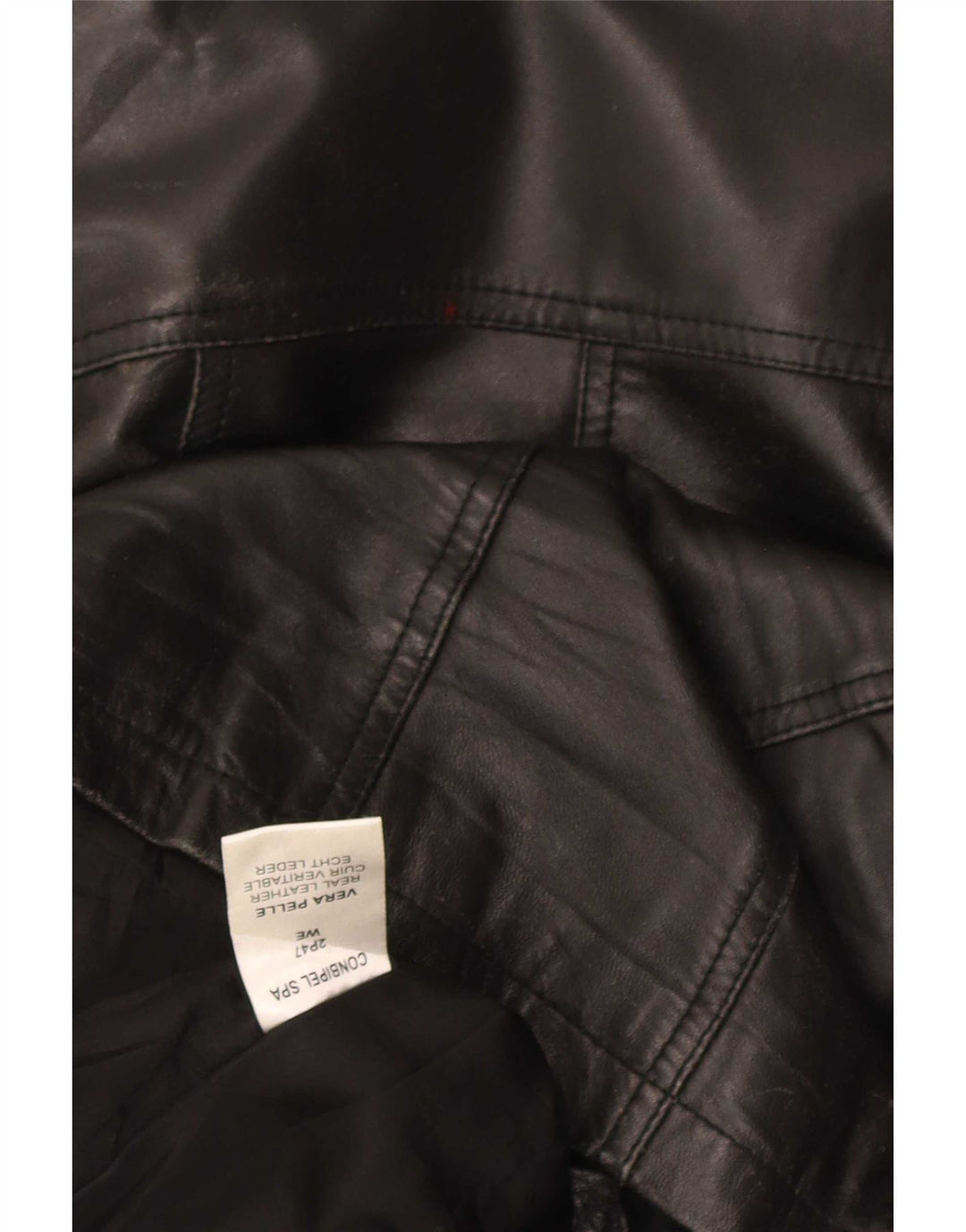 Jaqueta de couro feminina Conbipel IT 48 XL preta