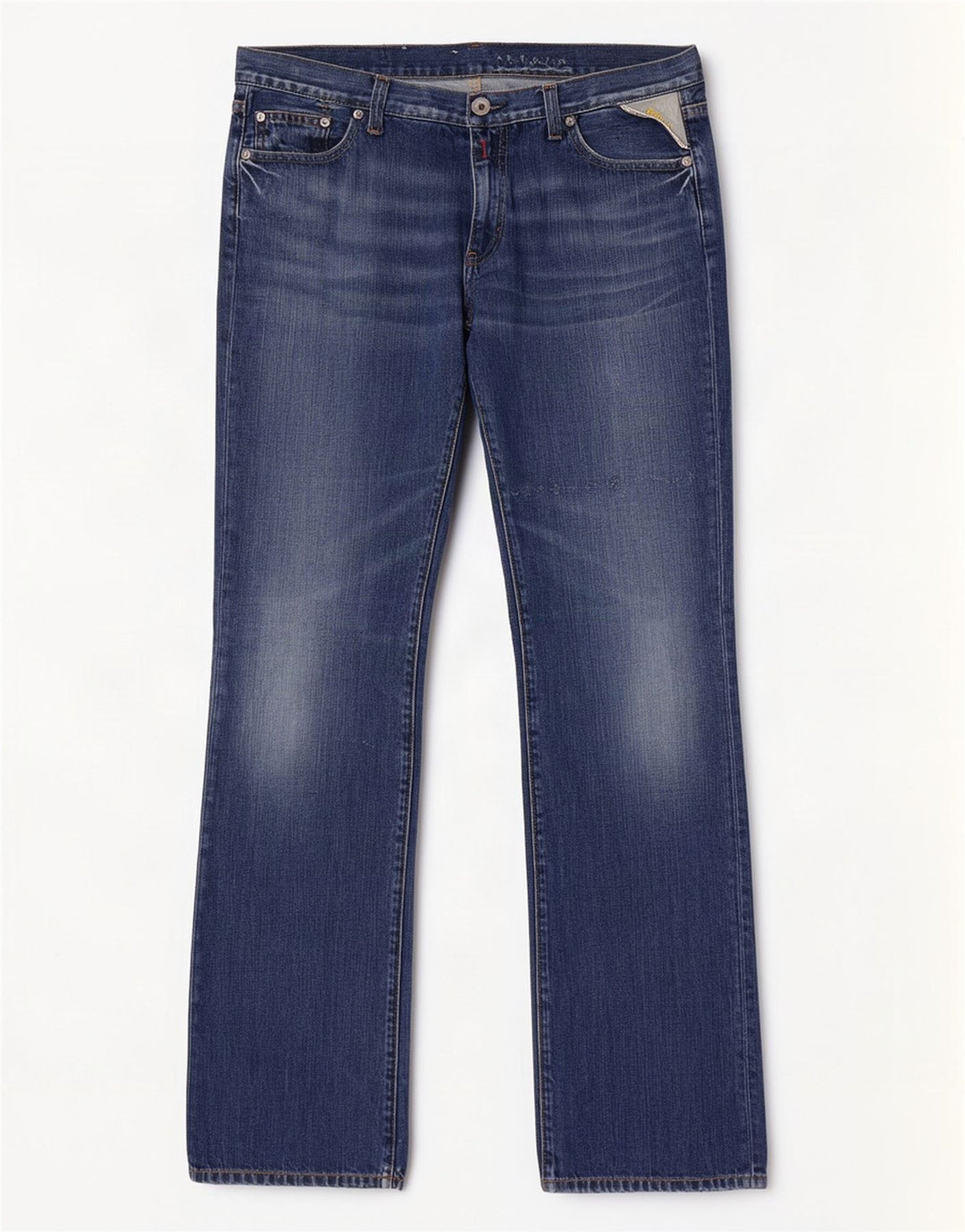 Replay Jeans reto feminino W32 L34 azul algodão