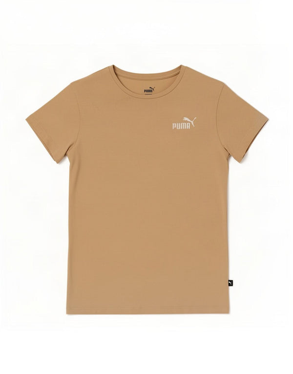 Camiseta Puma Menino Top 10-11 Anos Pequeno Algodão Bege