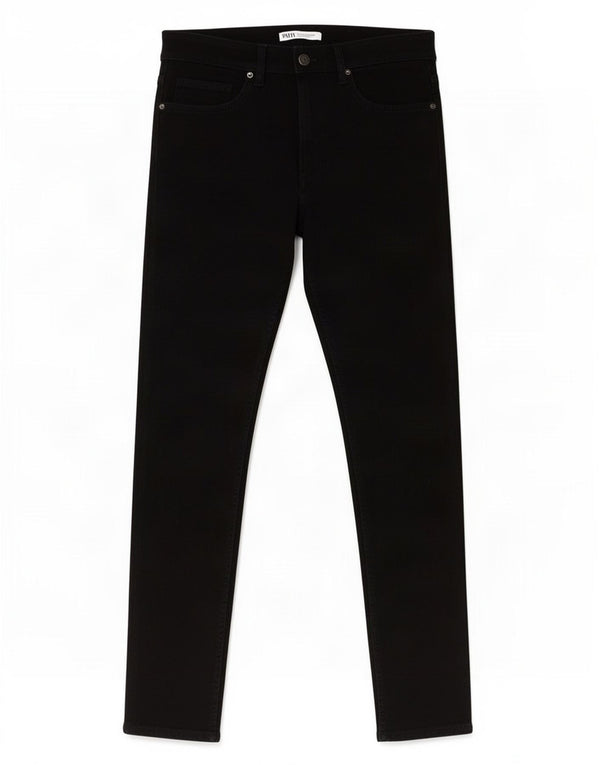 Zara Mens Skinny Jeans EU 42 Grande W32 L31 Algodão Preto