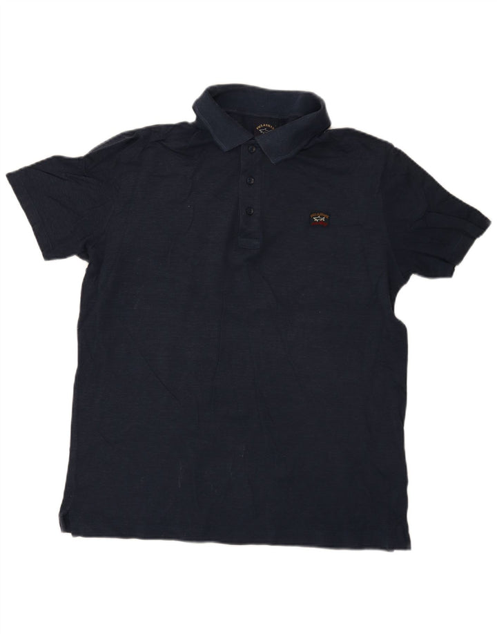 Camisa polo masculina Paul & Shark grande azul marinho