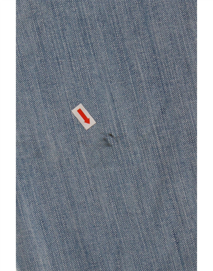 Diesel Mens Larkee Straight Jeans W33 L30 Azul Algodão