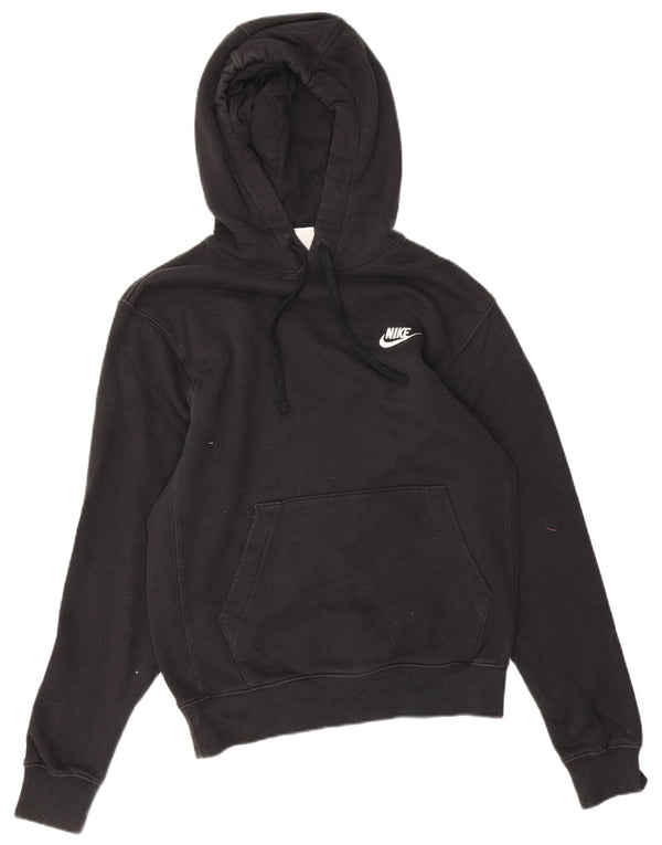 Nike Mens Hoodie Jumper XS Algodão Preto