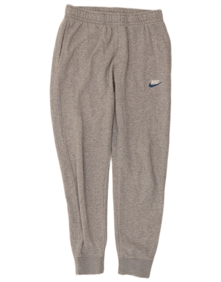 Calça de treino masculina NIKE Joggers pequeno cinza algodão