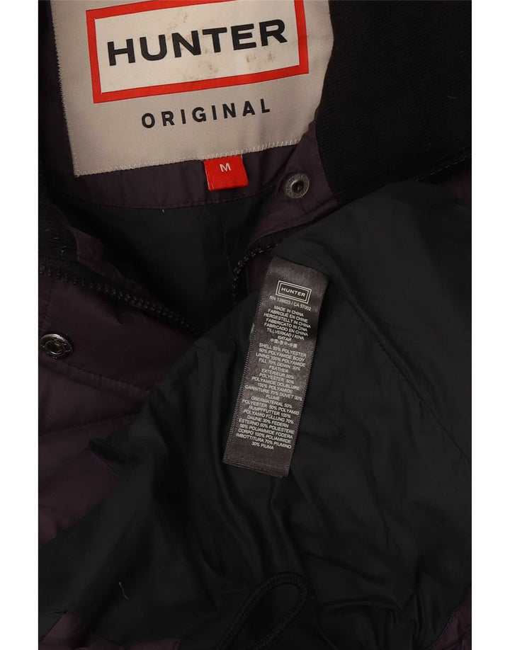 Casaco acolchoado feminino Hunter UK 14 poliéster roxo médio