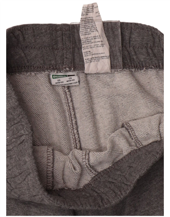 Calça de treino Puma Boys Joggers 10-11 anos cinza médio algodão