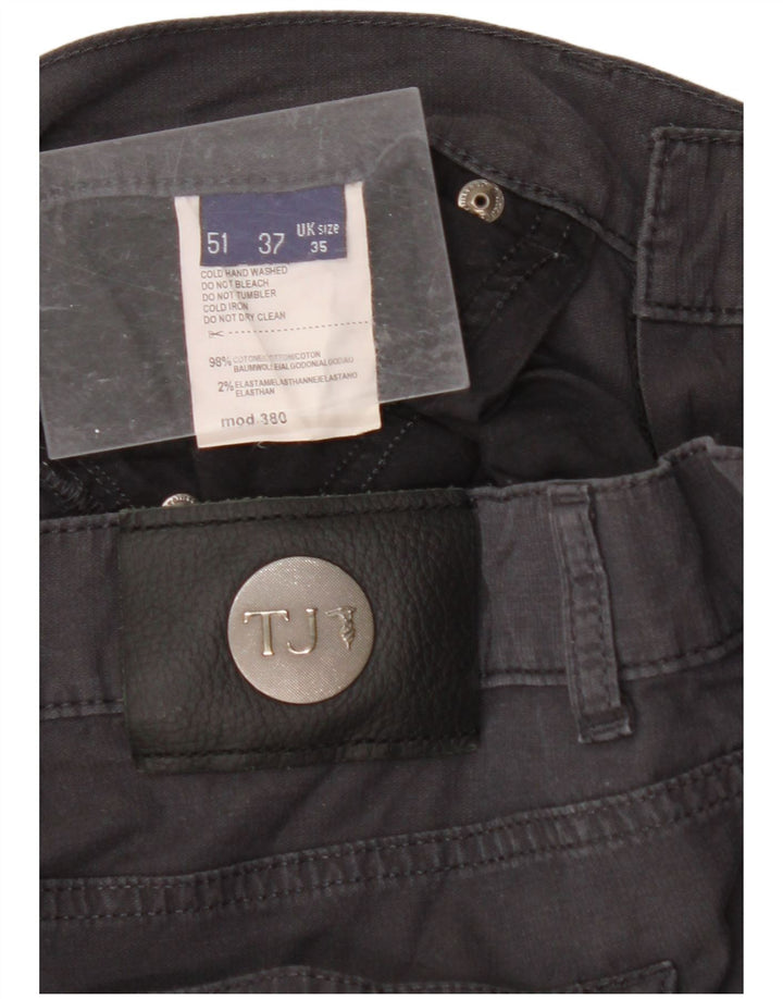Calça masculina reta casual TRUSSARDI W35 L32 algodão cinza