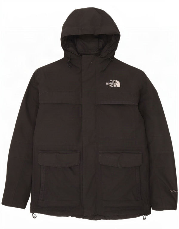 Jaqueta Parka masculina com capuz The North Face Reino Unido 40 grande poliéster preto
