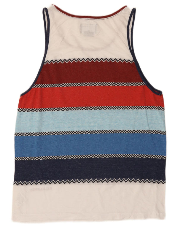 Colete masculino Billabong de algodão listrado médio multicolorido