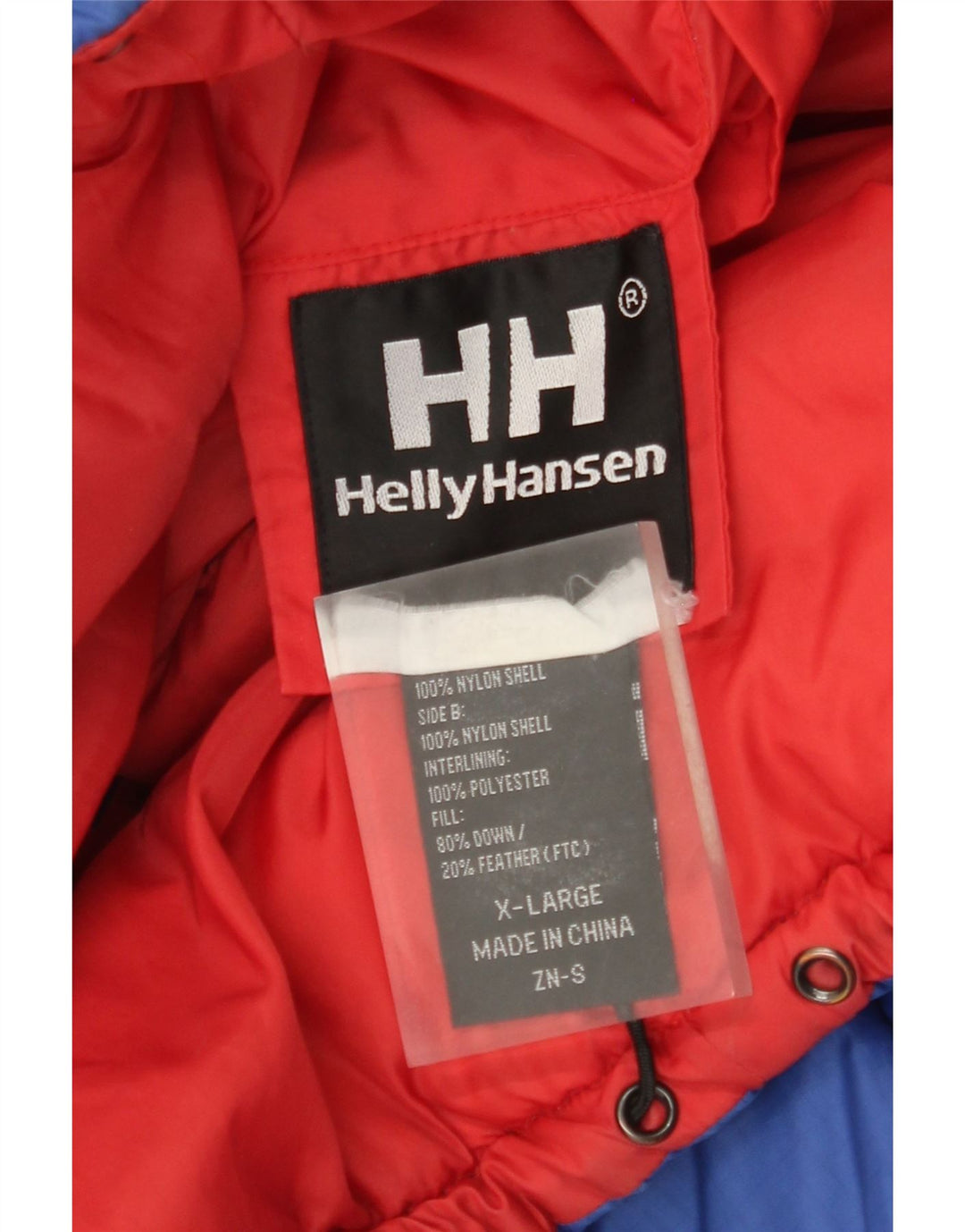 Jaqueta acolchoada masculina Helly Hansen UK 42 XL azul nylon