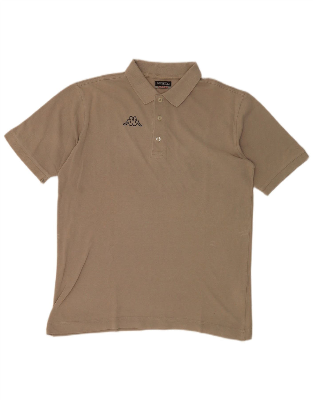 Camisa polo masculina KAPPA grande algodão cinza