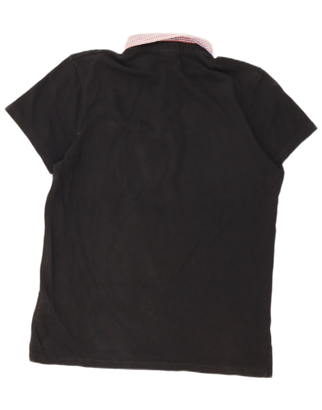 Camisa polo masculina Jack & Jones grande algodão preto