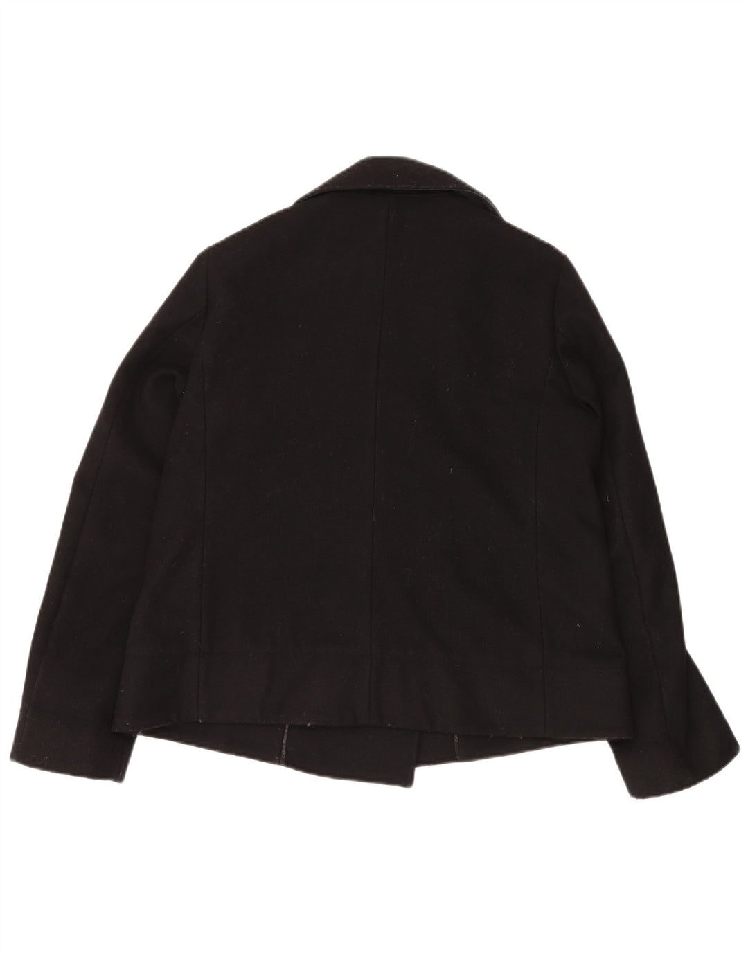 Casaco feminino CALVIN KLEIN JEANS ervilha Reino Unido 14 lã preta média