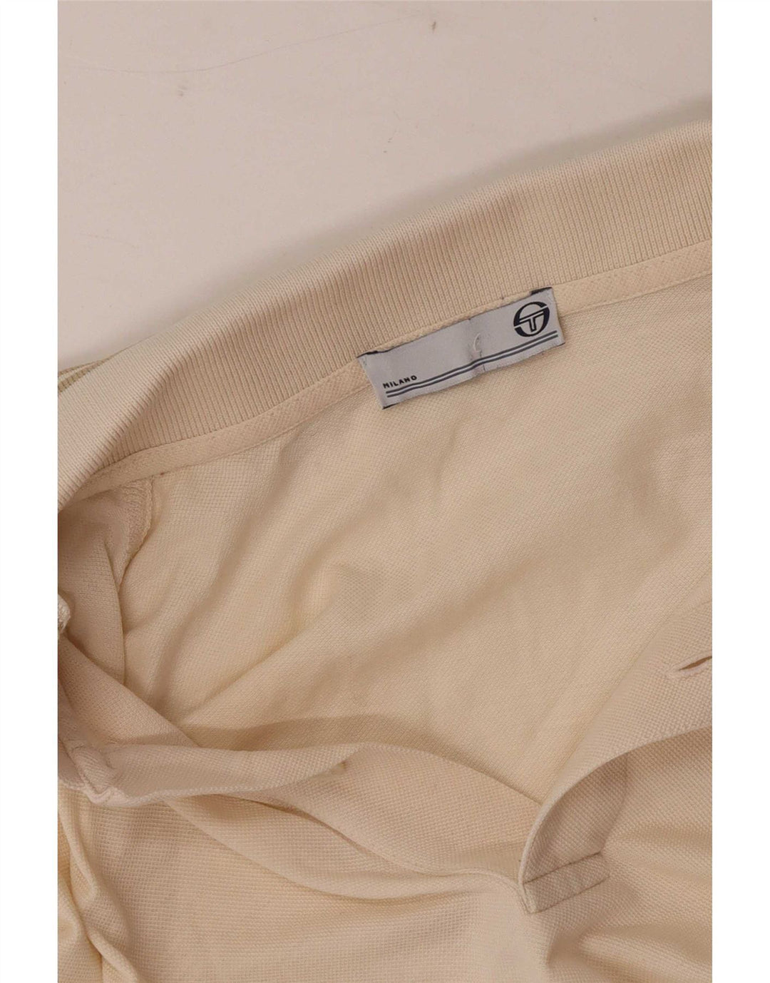 Camisa polo masculina de manga comprida Sergio Tacchini XL bege