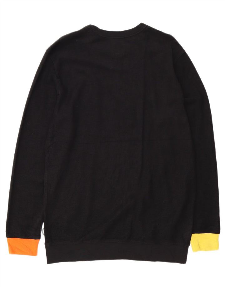 Vans masculino gráfico moletom jumper médio preto algodão