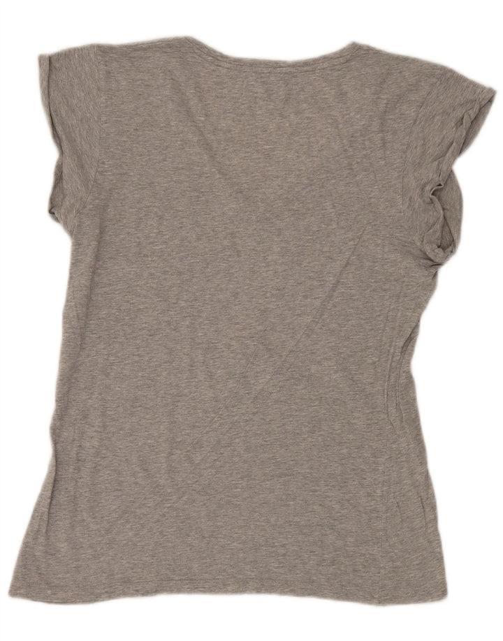 Camiseta feminina Diesel Diesel Top UK 16 Grande Cinza