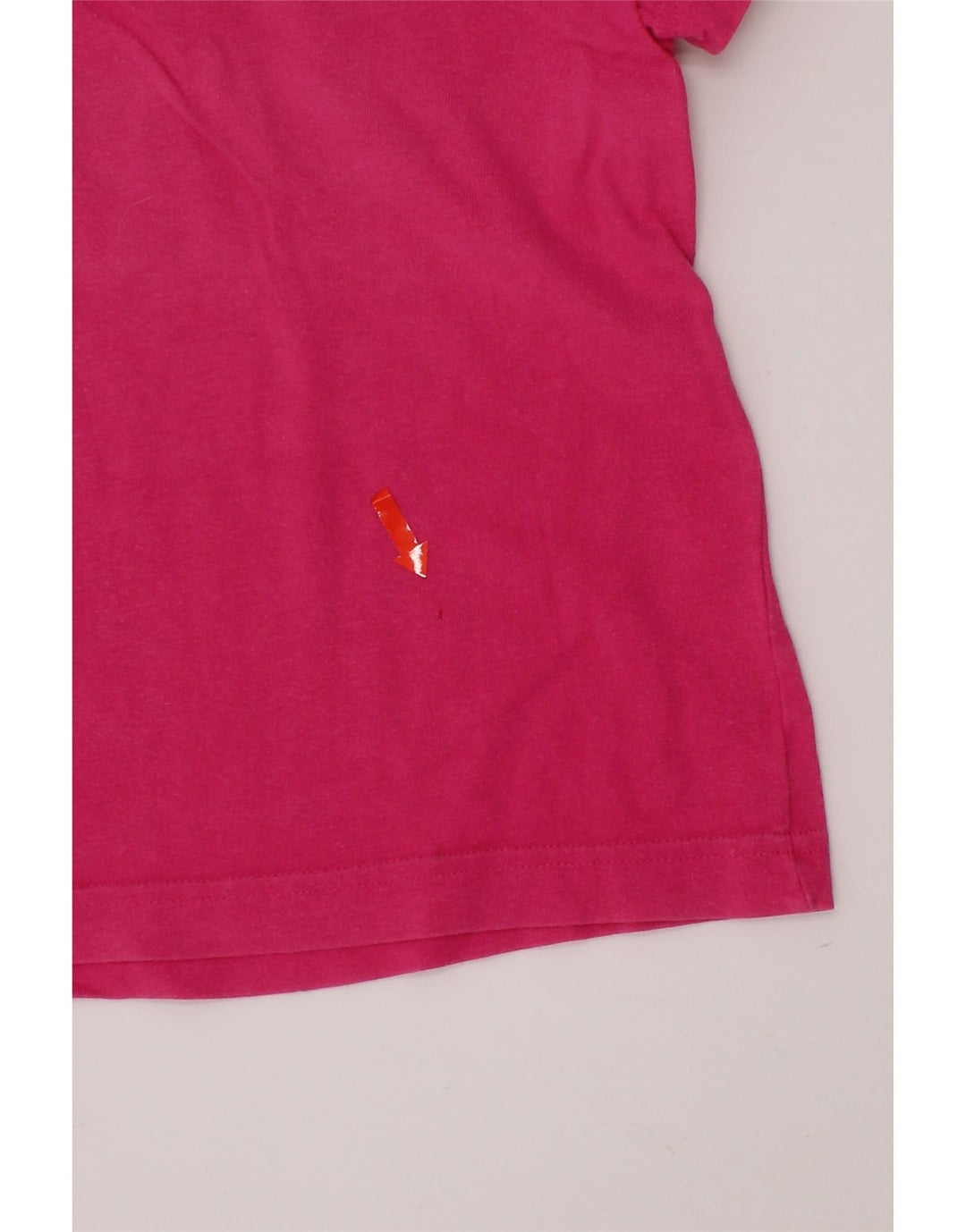 ADIDAS Girls T-Shirt Top 7-8 Years Pink Cotton Vintage Adidas and Second-Hand Adidas from Messina Hembry 