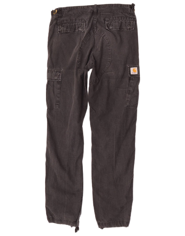 Carhartt Mens Joggers Cargo Calças W30 L32 Algodão Preto