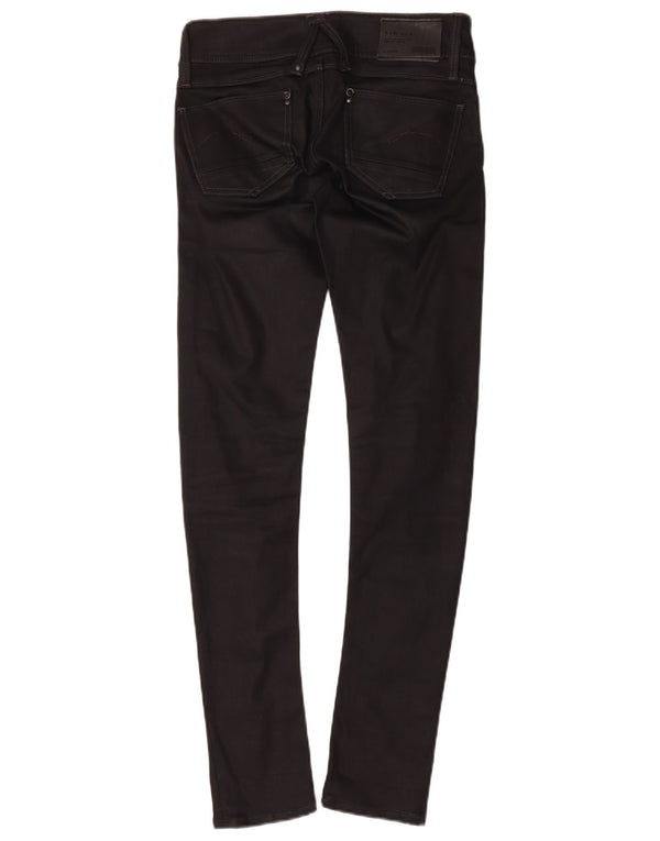Calça feminina casual skinny G-Star W24 L33 algodão preto