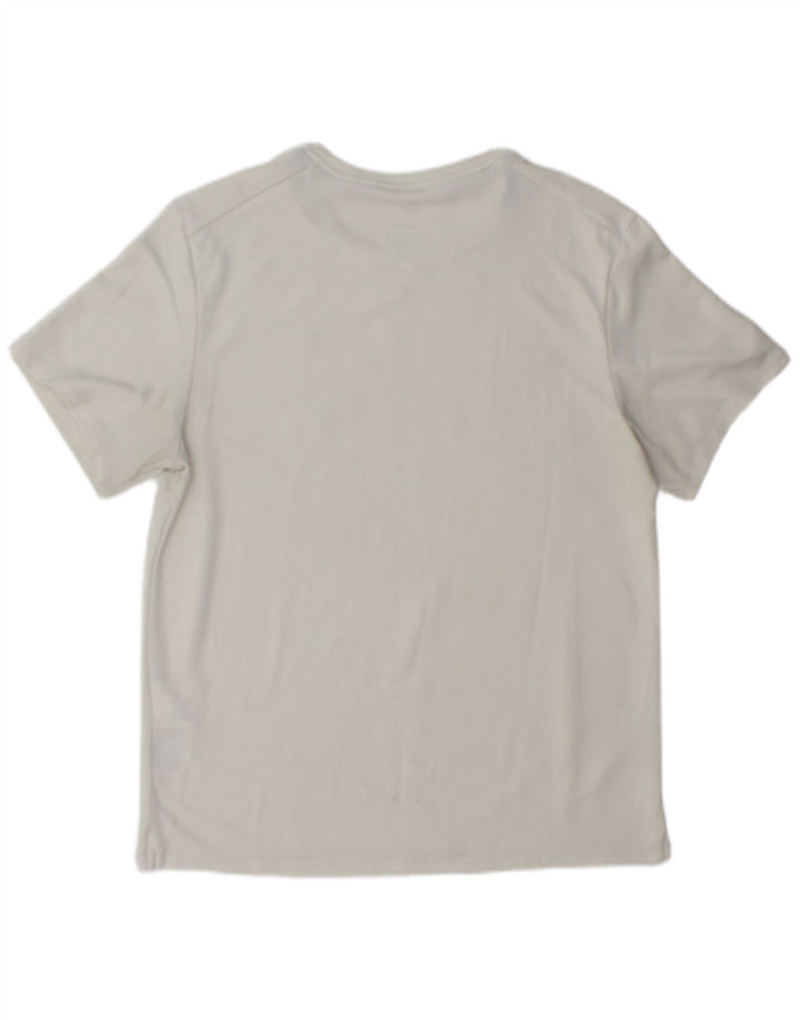 Camiseta Nike Masculina Dri Fit Graphic Top Pequeno Poliéster Branco
