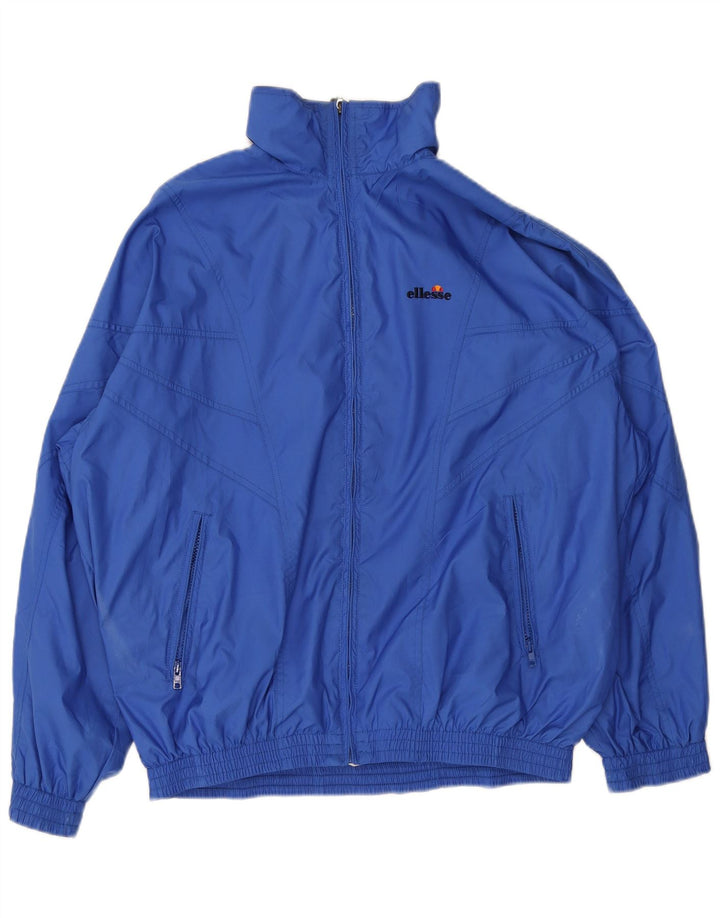 Ellesse Mens Treino Top Jacket UK 38 Poliéster Azul Médio