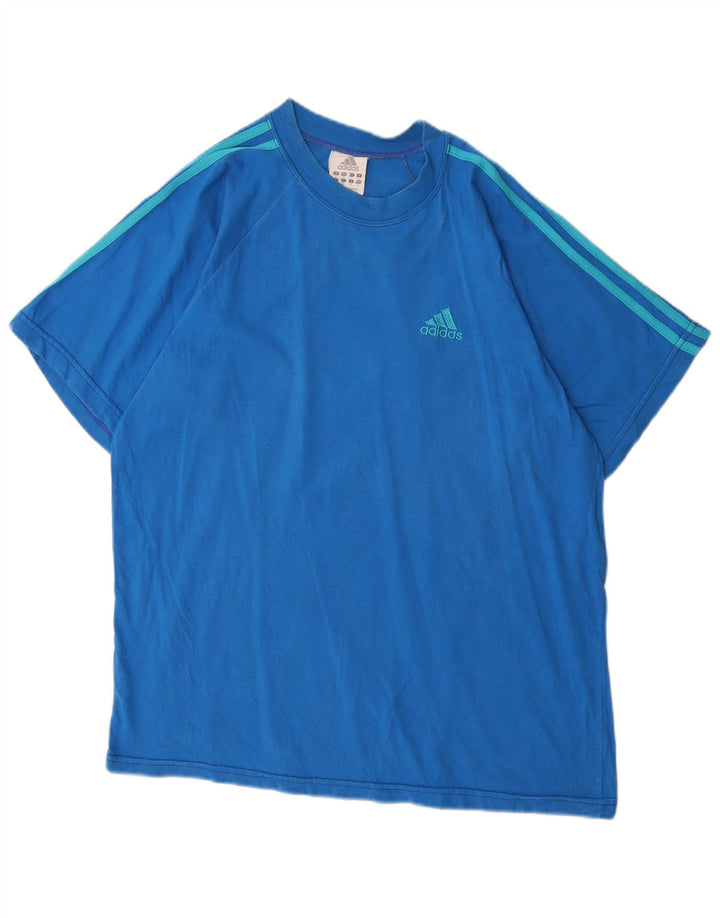 Adidas Mens Camiseta Top Grande Azul