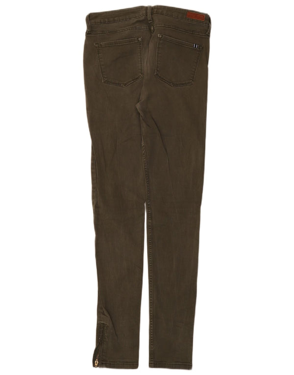 Jeans skinny feminino Tommy Hilfiger US 8 médio W28 L30 algodão cáqui
