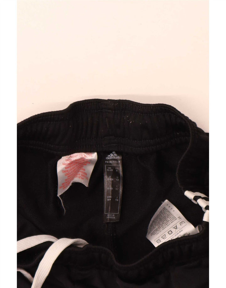 Adidas meninos calças de treino joggers 11-12 anos preto poliéster
