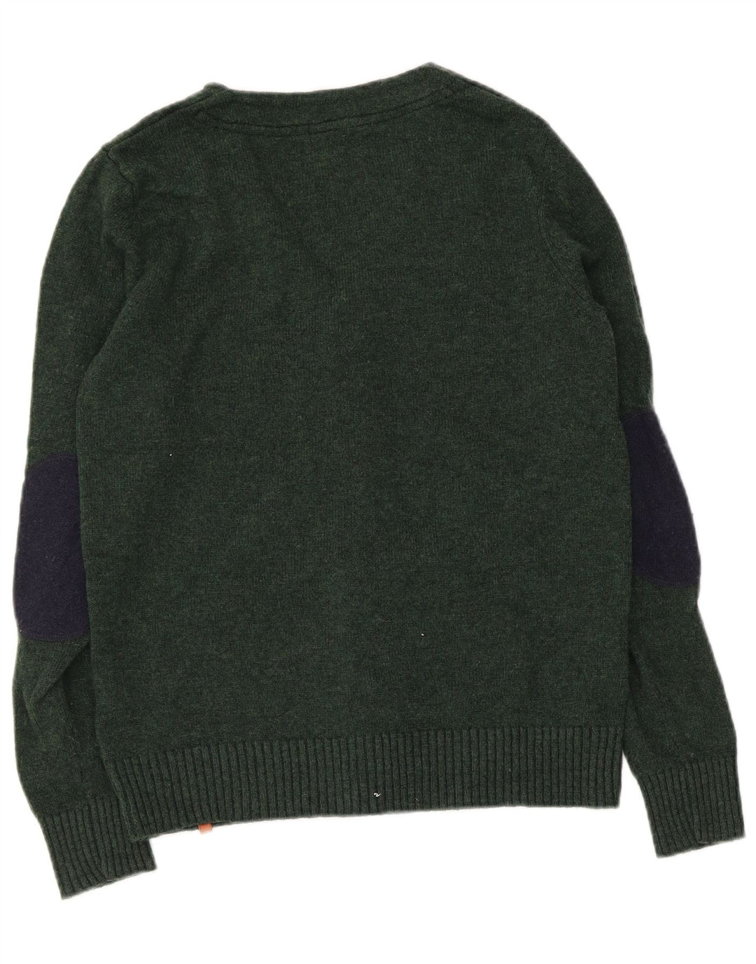 Suéter cardigã masculino Jack & Jones lã de cordeiro verde médio