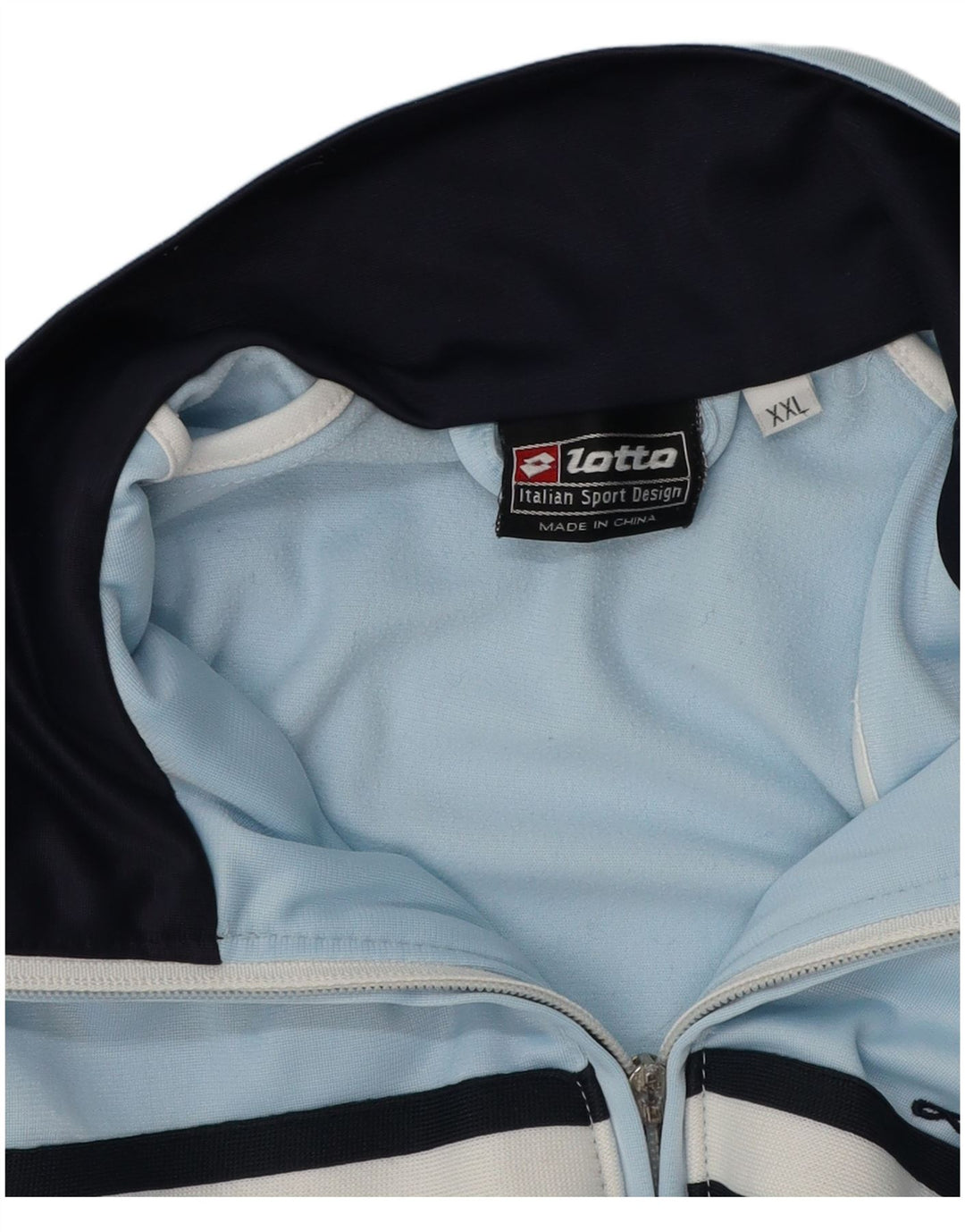 Lotto Womens Tracksuit Top Jacket UK 20 2XL Azul