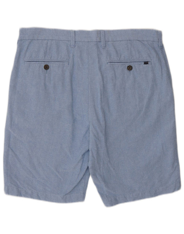 Shorts chino masculino Marks & Spencer W34 grande algodão azul