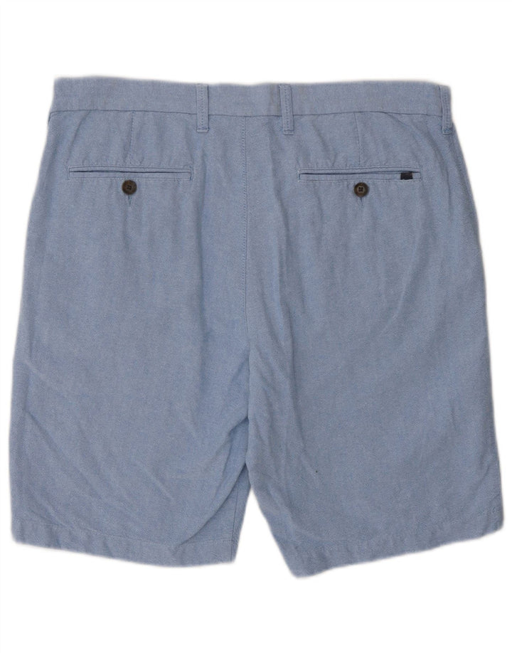 Shorts chino masculino Marks & Spencer W34 grande algodão azul
