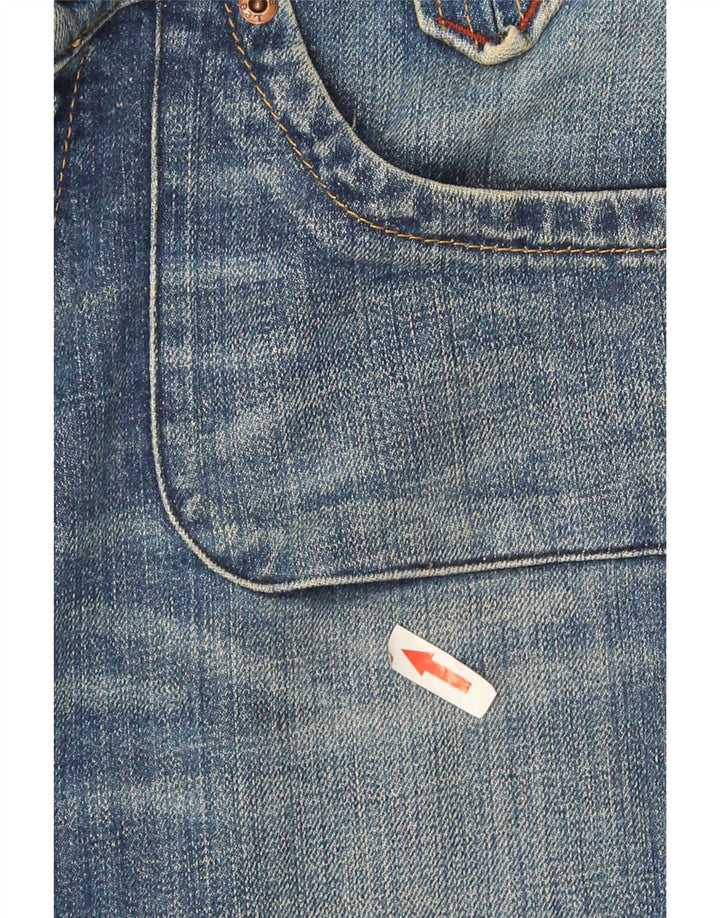 Lee Womens Leola Bootcut Jeans W27 L35 Azul Algodão