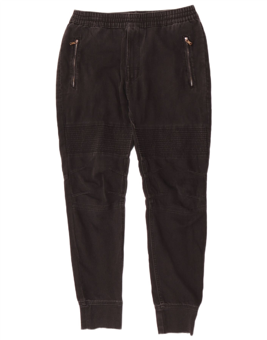 Zara Mens Joggers Calças Médias W31 L29 Pretas