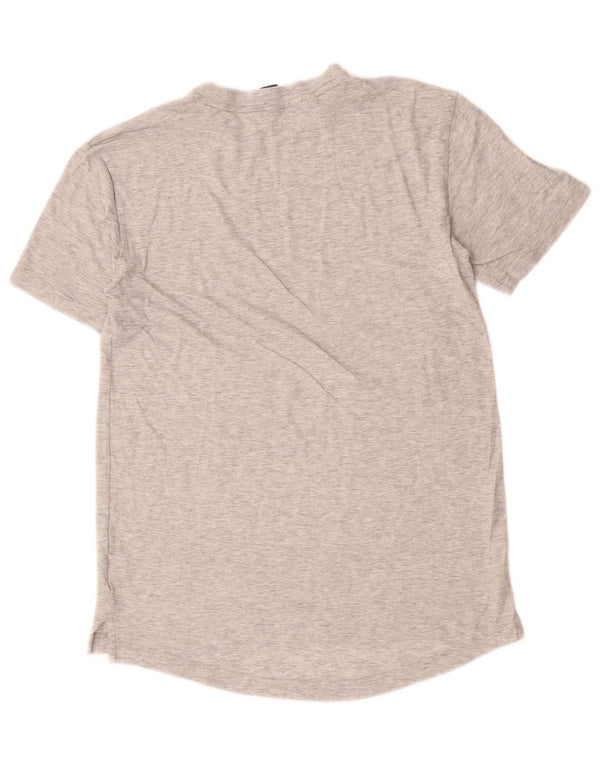 Adidas Mens Graphic T-Shirt Top Small Grey Flecked