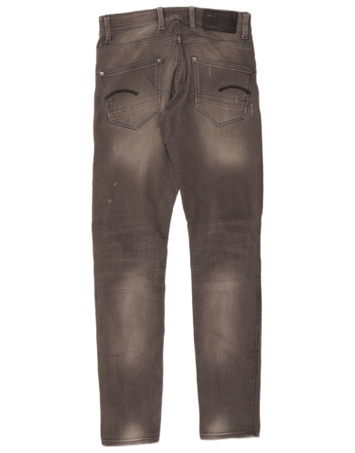 G-Star Masculino Revend Slim Jeans W30 L31 Cinza