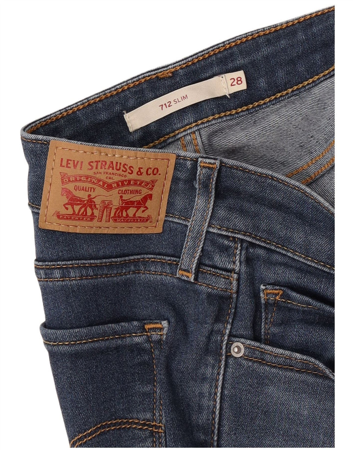 Calça jeans feminina Levi's 712 Slim W28 L32 azul