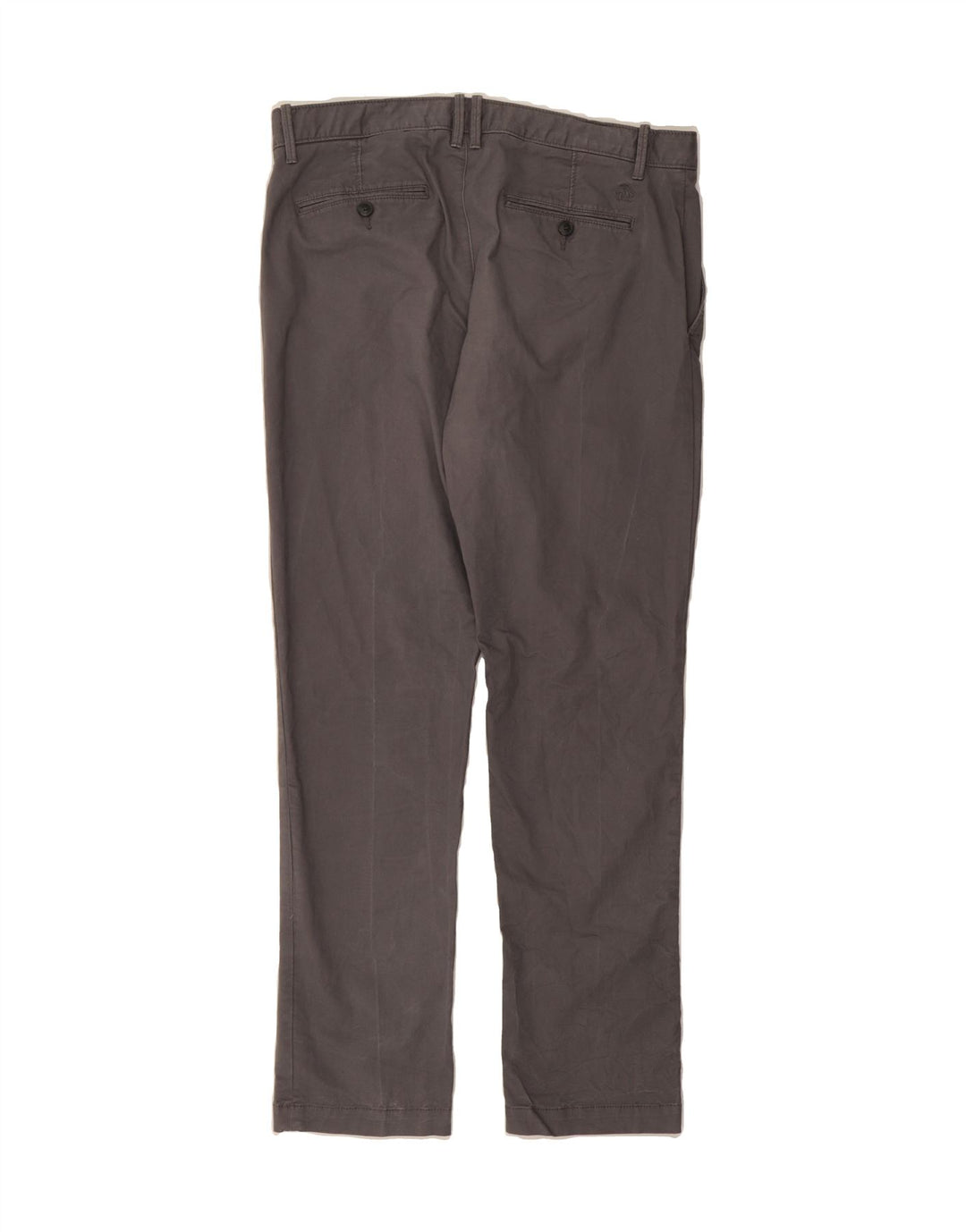 PENGUIN Mens Straight Chino Trousers W33 L32 Grey Cotton Vintage Penguin and Second-Hand Penguin from Messina Hembry 