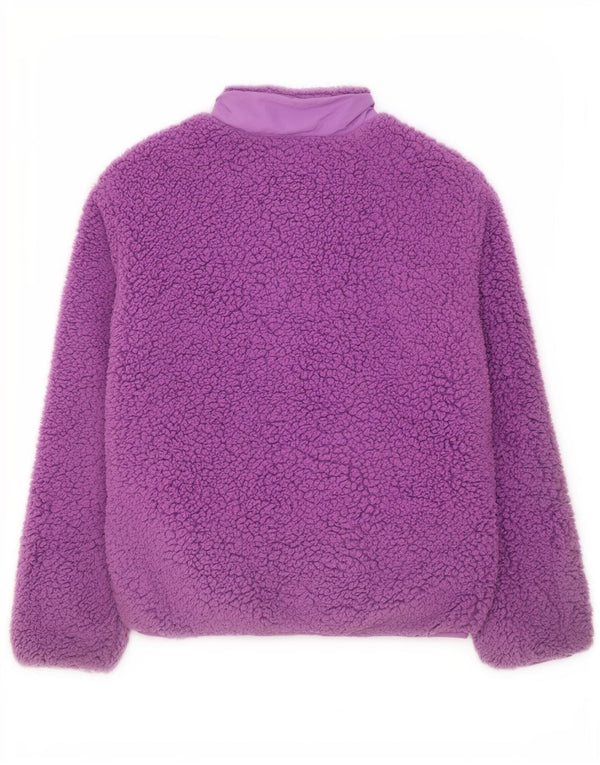 Zara Jaqueta de lã para meninas 13-14 anos Roxo