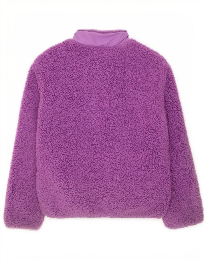 Zara Jaqueta de lã para meninas 13-14 anos Roxo